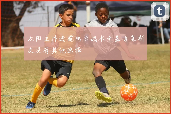 太阳主帅透露绝杀战术全靠吉莱斯皮没有其他选择