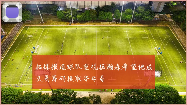 拓媒报道球队重视杨瀚森希望他成交易筹码换取字母哥