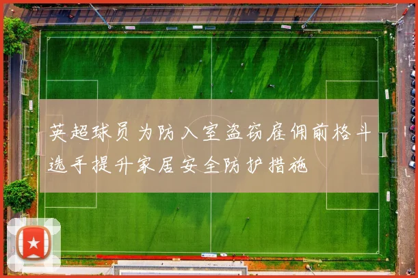 英超球员为防入室盗窃雇佣前格斗选手提升家居安全防护措施